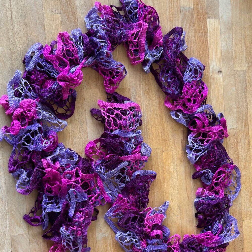 Hand Crocheted Infinity Scarf